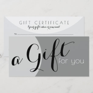 Een cadeaubon voor je ideeën - Typografie 1
