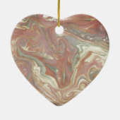 Een cadeauhartversiering, verlies van geliefde keramisch ornament (Achterkant)