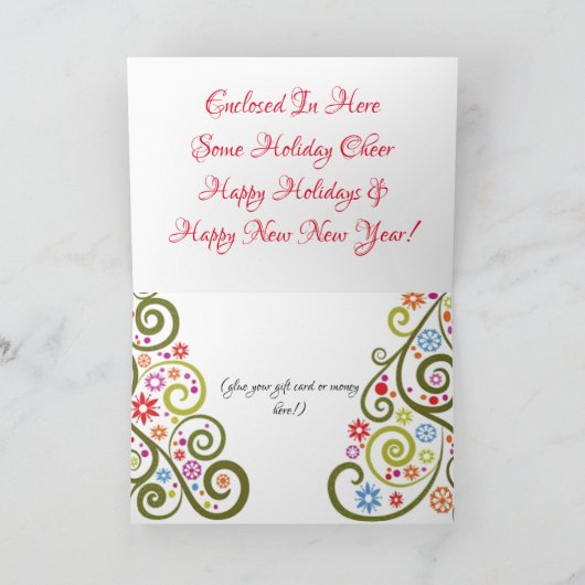 Een cadeaukaart voor de feestdagen! kaart (Binnen)