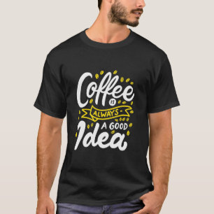 Een cadeaukoffie op de geboorte is altijd een goed t-shirt