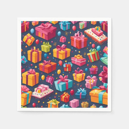 Een cadeaureel servet (Voorkant)