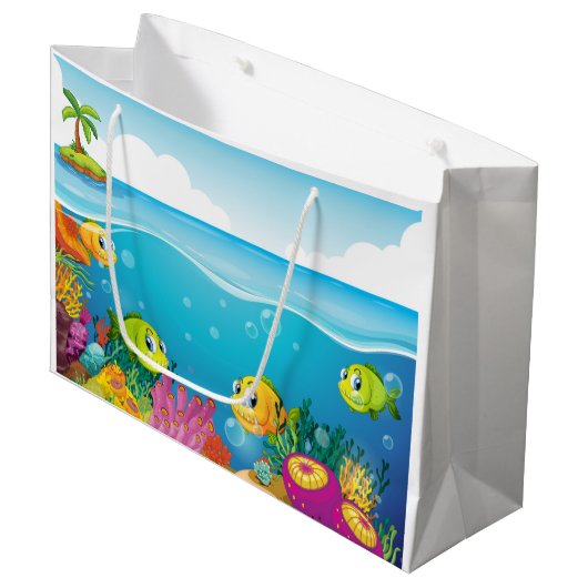 Een cadeautas met aquatische charme (Voorkant Gekanteld)