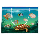 Een cadeautas met aquatische charme (Voorkant)