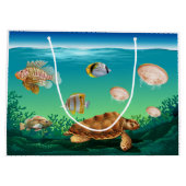 Een cadeautas met aquatische charme (Achterkant)