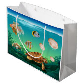 Een cadeautas met aquatische charme (Achterkant Gekanteld)