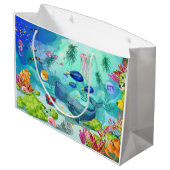 Een cadeautas met aquatische charme (Achterkant Gekanteld)