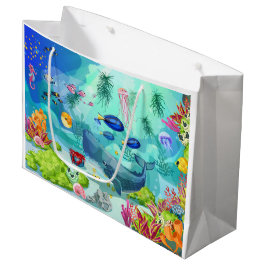 Een cadeautas met aquatische charme