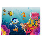 Een cadeautas met aquatische charme (Voorkant)