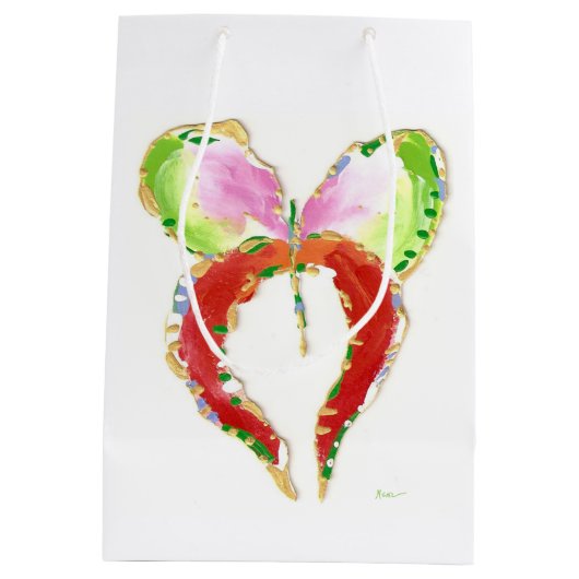 Een cadeautas voor de veldvlinder. (Achterkant)