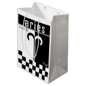 Een cadeautas voor dierentuinen voor Aries. (Voorkant Gekanteld)