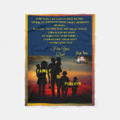 Een cadeautje aanpassen voor een speciale ruggengr fleece deken (Voorkant)