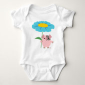 Een cadeautje met een baby-pooier romper (Voorkant)
