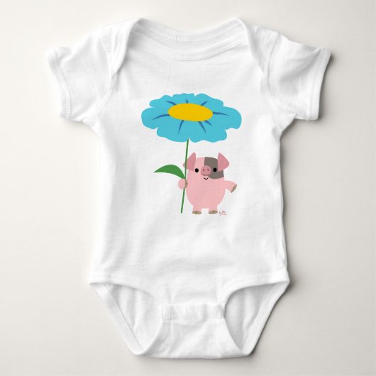 Een cadeautje met een baby-pooier romper (Voorkant)
