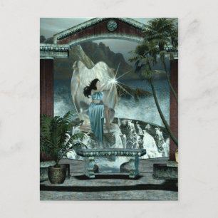 Een cadeautje van de goden fantasy 3D Briefkaart