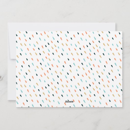 Een cadeautje van de kerstman | Aankondiging kerst (Achterkant)