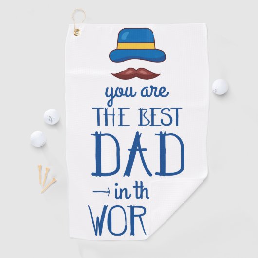 Een cadeautje van elke Golf-liefhebbende vader zal Golfhanddoek (Insitu)