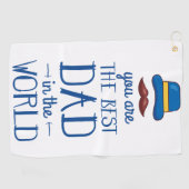 Een cadeautje van elke Golf-liefhebbende vader zal Golfhanddoek (Horizontaal)