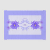 Een cadeautje van uw Initiaal-weefseldocument Tissuepapier (Voorkant)