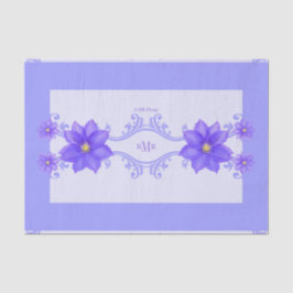 Een cadeautje van uw Initiaal-weefseldocument Tissuepapier