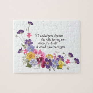 Een cadeautje voor de dochter in de wet legpuzzel