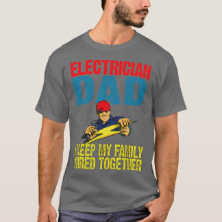 Een cadeautje voor de electrische vader van de ele t-shirt