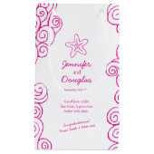 Een cadeautje voor een gepersonaliseerd roze zakje (Voorkant)