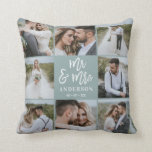 Een cadeautje voor een multi-foto bruiloft kussen<br><div class="desc">Meerdere foto's cadeau van Mr. en Mrs. trouwfamilie. Ideale bruiloft,  nieuw thuis,  verjaardag,  verjaardag of kerstcadeau. Een leuke manier om al je mooie foto's af te shows.</div>