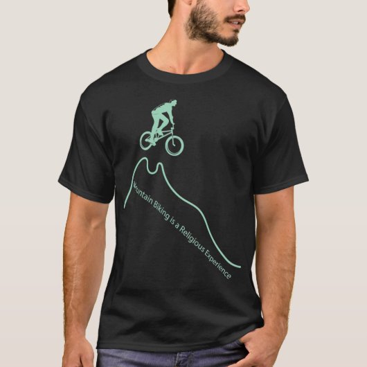 Een cadeautje voor fietsen met mountainbikes fiets t-shirt (Voorkant)