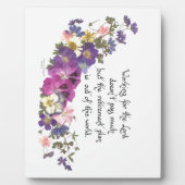 Een cadeautje voor geestelijken of vrijwilligers fotoplaat (Voorkant)