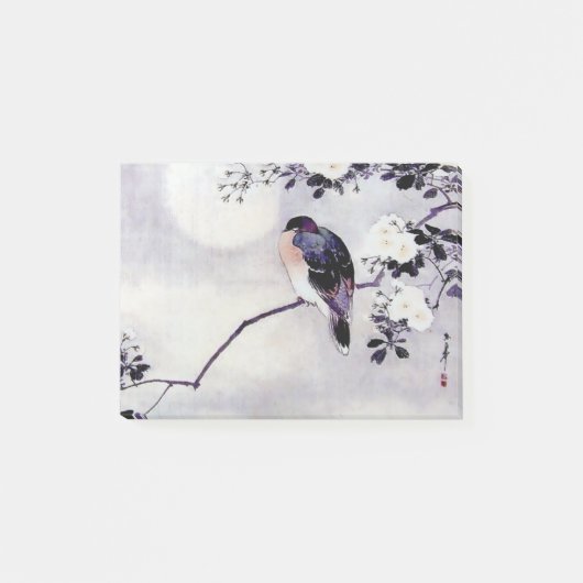 Een cadeautje voor Japanse houtsblokafdrukvogels n Post-it® Notes (Voorkant)