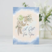 Een cadeautje voor je aankondiging (Staand voorkant)