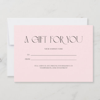 Een cadeautje voor je - een cadeaubon voor je zege