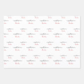 Een cadeautje voor Kerstmis in Santa Cute Inpakpapier Vel (Voorkant 2)