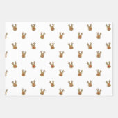 Een cadeautje voor Kerstmis in Santa Cute Inpakpapier Vel (Voorkant)