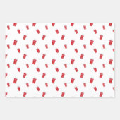 Een cadeautje voor Kerstmis in Santa Cute Inpakpapier Vel (Voorkant 3)