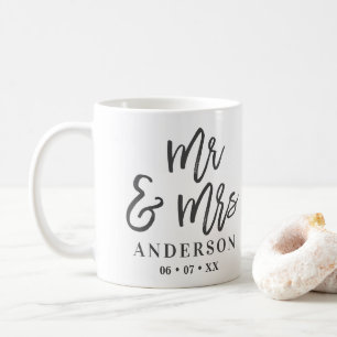 Een cadeautje voor Mr en Mrs bruiloft. Koffiemok