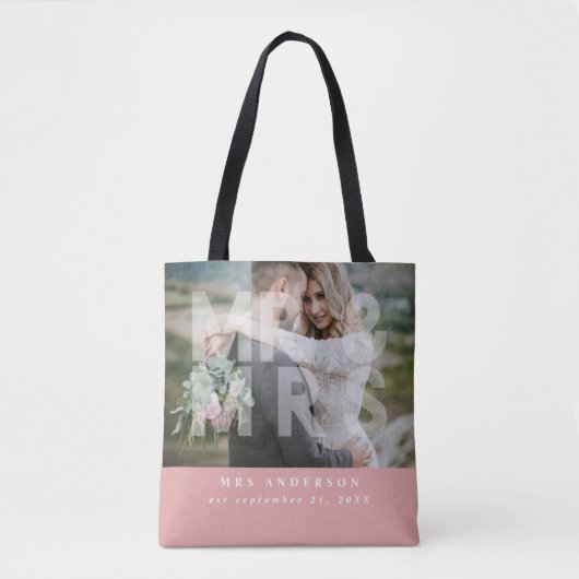 Een cadeautje voor Mr en Mrs bruiloft. Tote Bag (Voorkant)