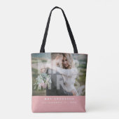 Een cadeautje voor Mr en Mrs bruiloft. Tote Bag (Achterkant)