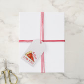 Een cadeautje voor Pepperoni Pizza Pie Slice Cadeaulabel (Met Touw)