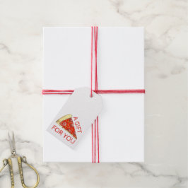 Een cadeautje voor Pepperoni Pizza Pie Slice Cadeaulabel