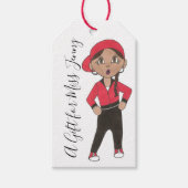 Een cadeautje voor persoonlijke hippe-hop Jazz dan Cadeaulabel (Voorkant)