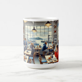 Een café in San Francisco Alcatraz Koffiemok