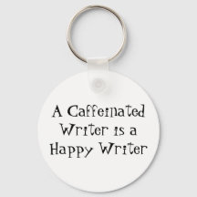 Een cafeïnevrije schrijver is een Happy Writer