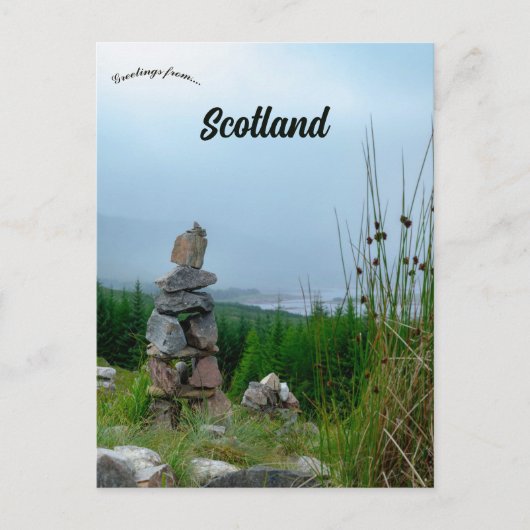 Een Cairn in Schotland Briefkaart (Voorkant)