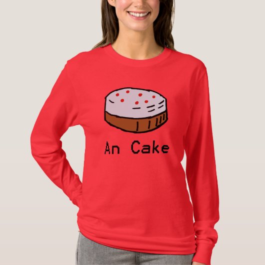 Een Cake T-shirt (Voorkant)
