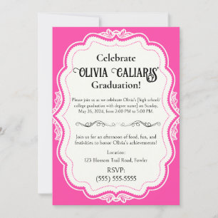 Een caleidoscoop van Viering: BarbiePink Kaart