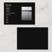 Een Calm Bay in Ierland. Near Rosscarbery. Visitekaartje (Voorkant / Achterkant)