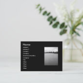 Een Calm Bay in Ierland. Near Rosscarbery. Visitekaartje (Staand voorkant)