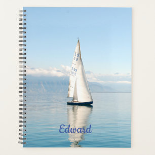 Een Calm Mirror-achtige baai van Zee Planner