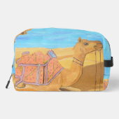 Een Camel cosmetische tas (Achterkant)